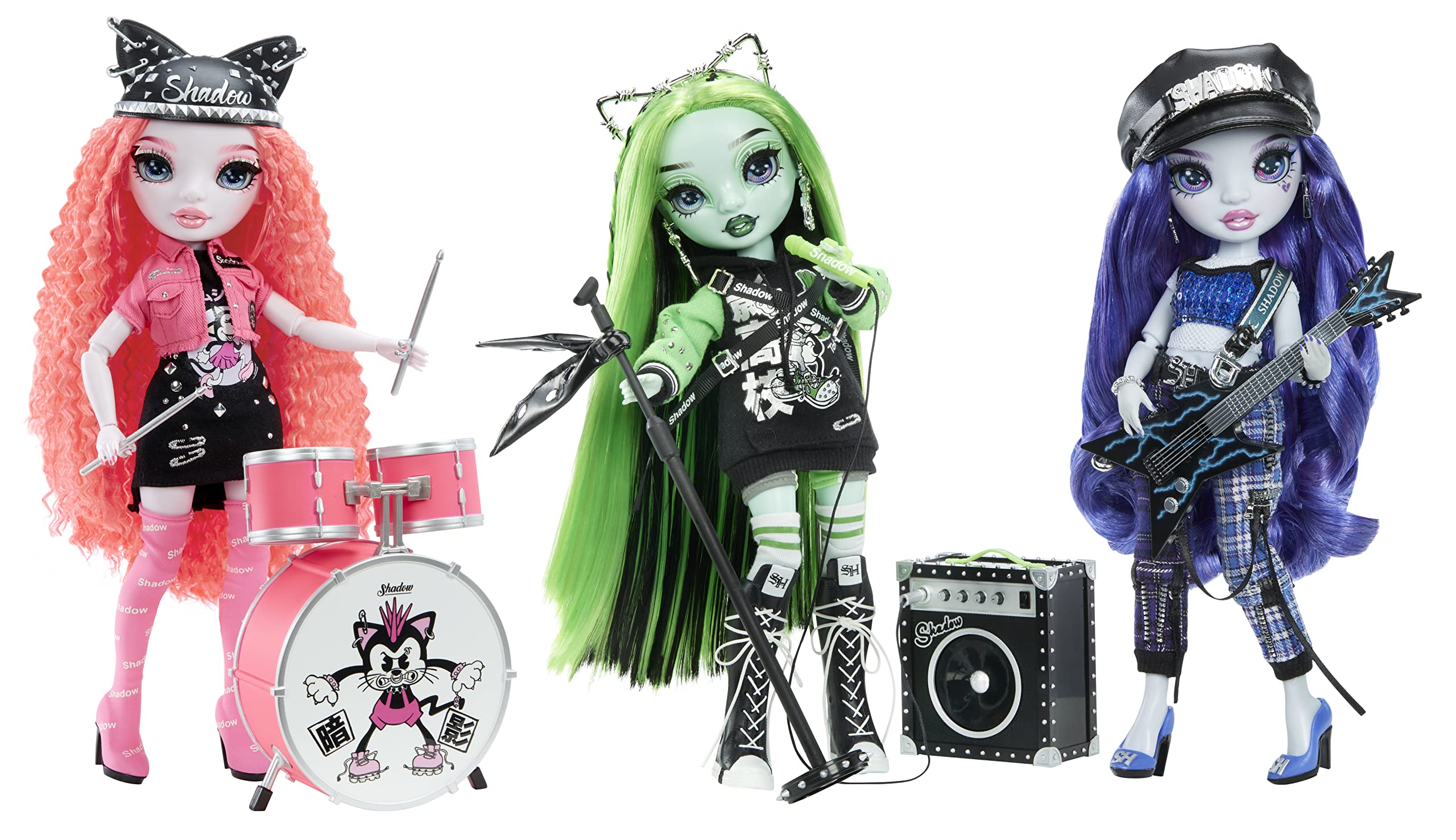 Foto 7 pulgar | Muñeca de Moda Rainbow High Neon Shadow Harley Limestone - Venta Internacional