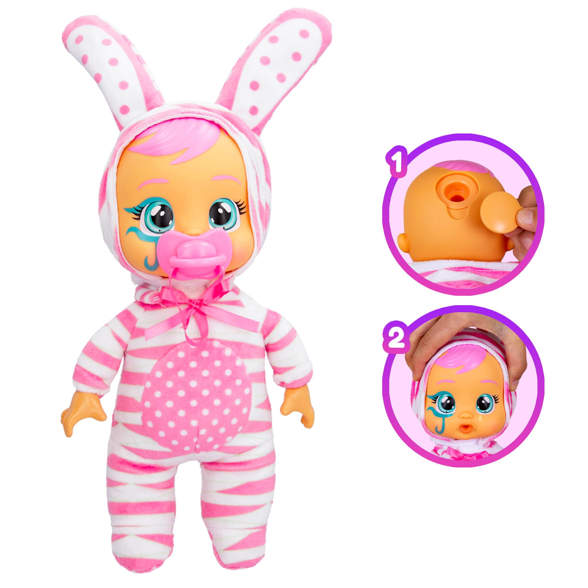 Foto 5 pulgar | Muñeca Cry Babies Magic tears Tiny Cuddles Halloween Coney - Venta Internacional