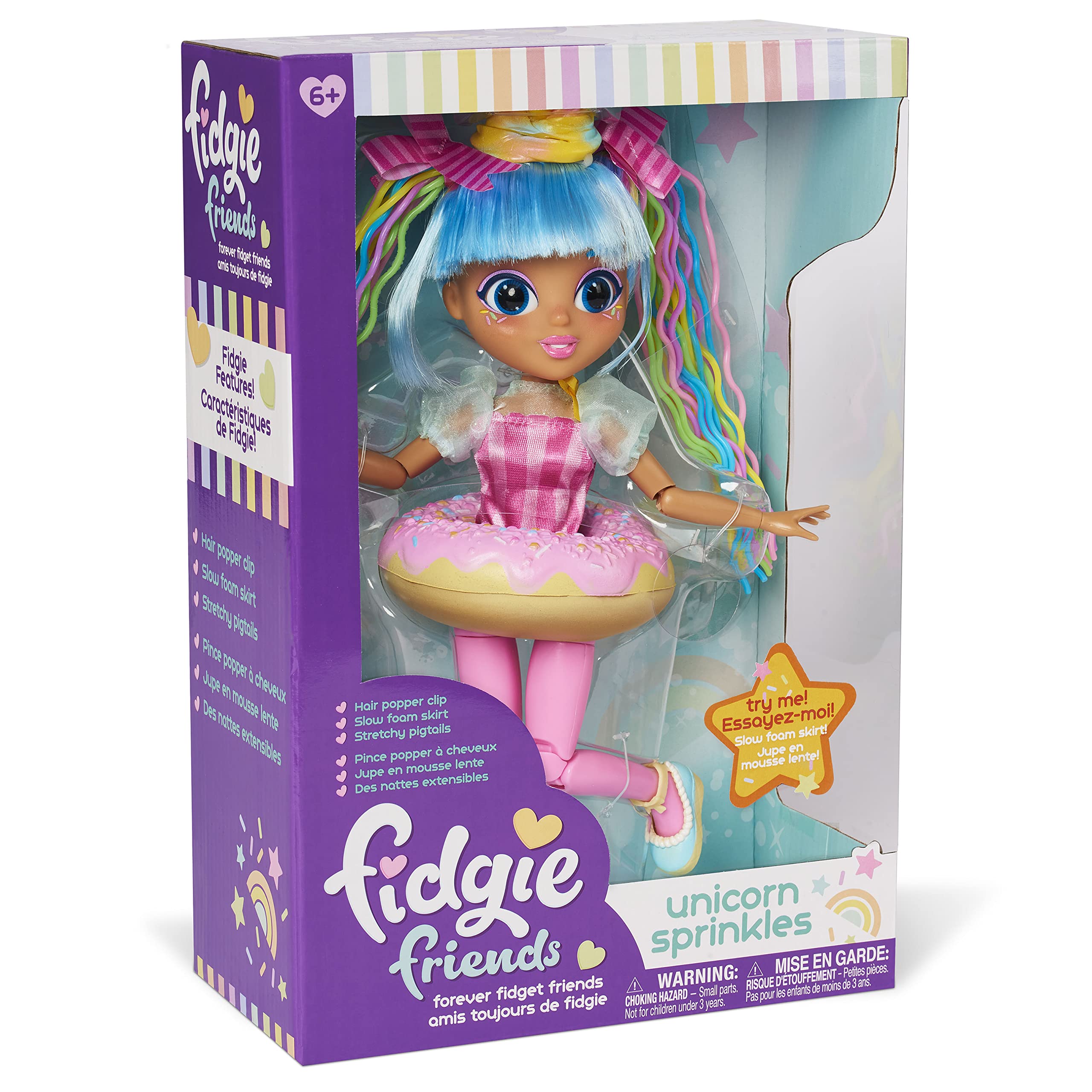 Foto 5 pulgar | Muñeca Sunny Days Entertainment Fidgie Friends Unicorn - Venta Internacional