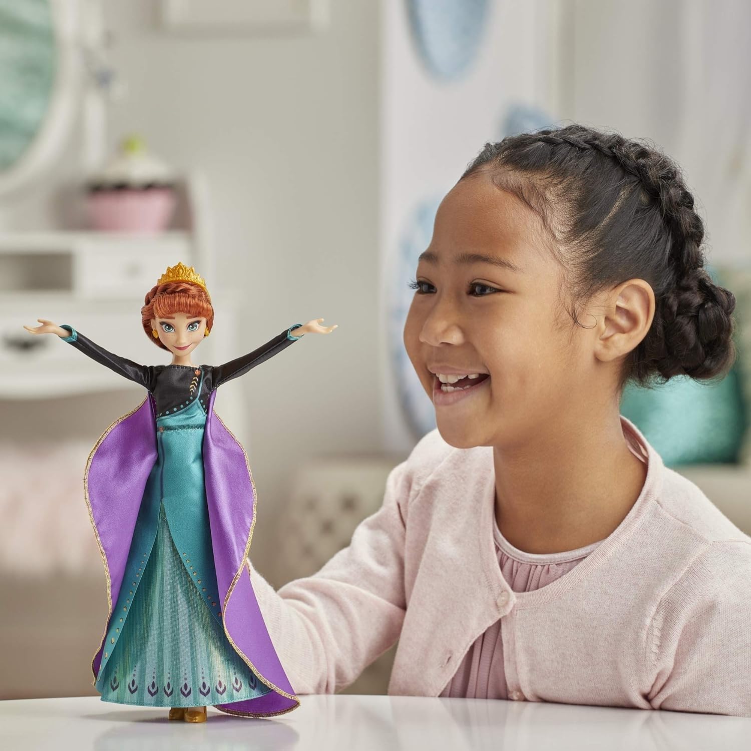 Foto 5 pulgar | Muñeca Cantante Anna de Disney Frozen Musical Adventure - Venta Internacional