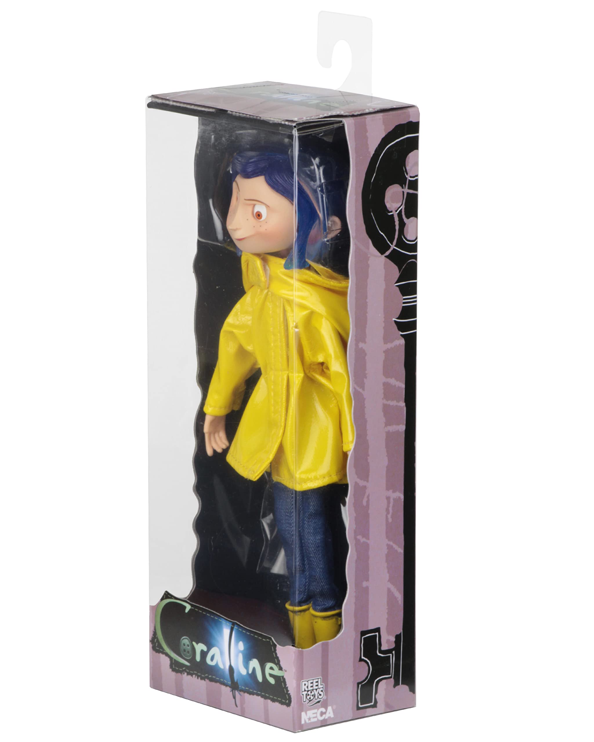Foto 5 pulgar | Muñeca Doblada Neca Coraline con Chubasquero de la Película Coraline - Venta Internacional