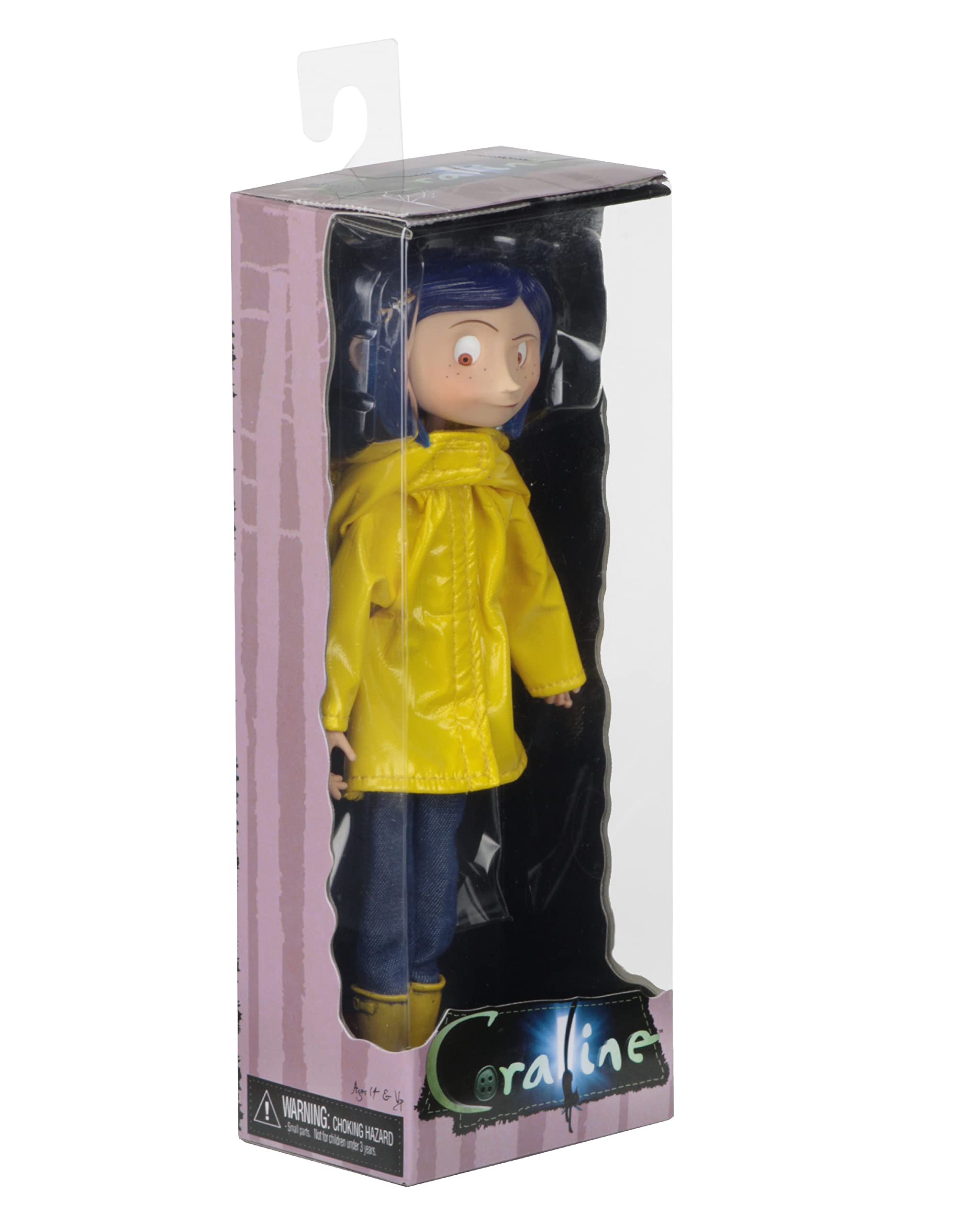Foto 6 pulgar | Muñeca Doblada Neca Coraline con Chubasquero de la Película Coraline - Venta Internacional