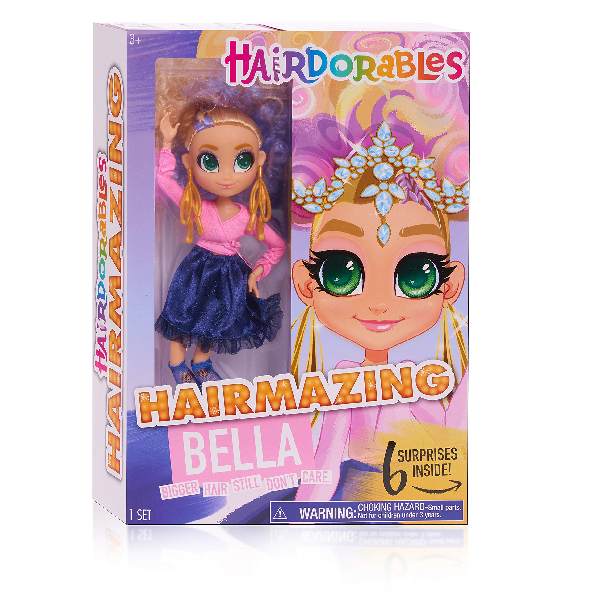 Foto 3 pulgar | Muñeca De Moda Just Play Hairdorables Hairmazing Harmony - Venta Internacional.