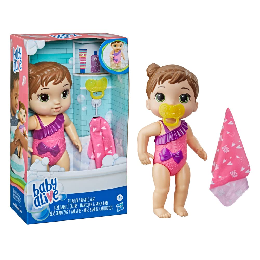 Muñeca  Baby Alive Splash'n Snuggle Con Toalla. - Venta Internacional.