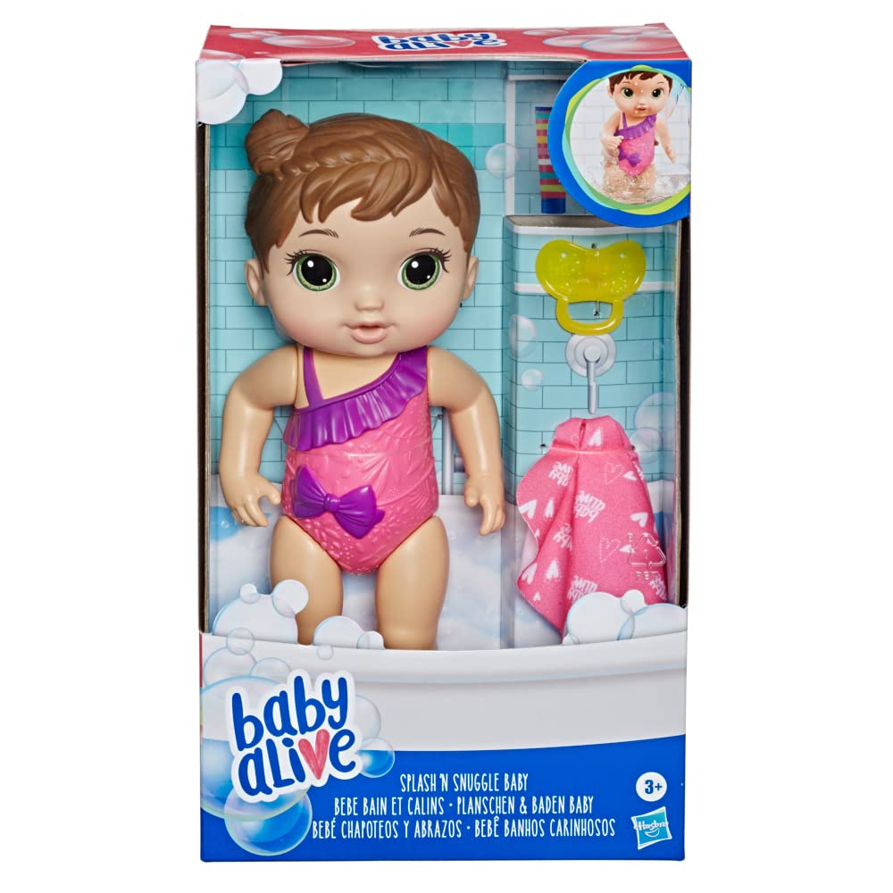 Foto 4 pulgar | Muñeca  Baby Alive Splash'n Snuggle Con Toalla. - Venta Internacional.