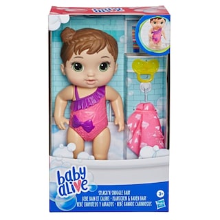 Foto 3 | Muñeca Baby Alive Splash'n Snuggle Con Toalla. - Venta Internacional.