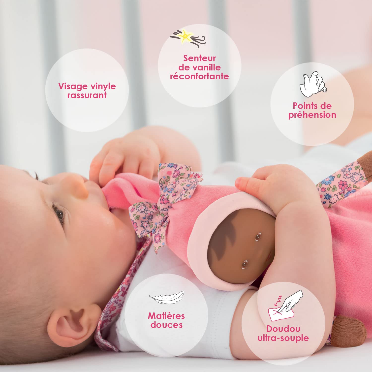 Foto 7 pulgar | Muñeca Corolle Miss Floral Sweet Dreams de 9.5 Pulgadas con Aroma a Vainilla - Venta Internacional