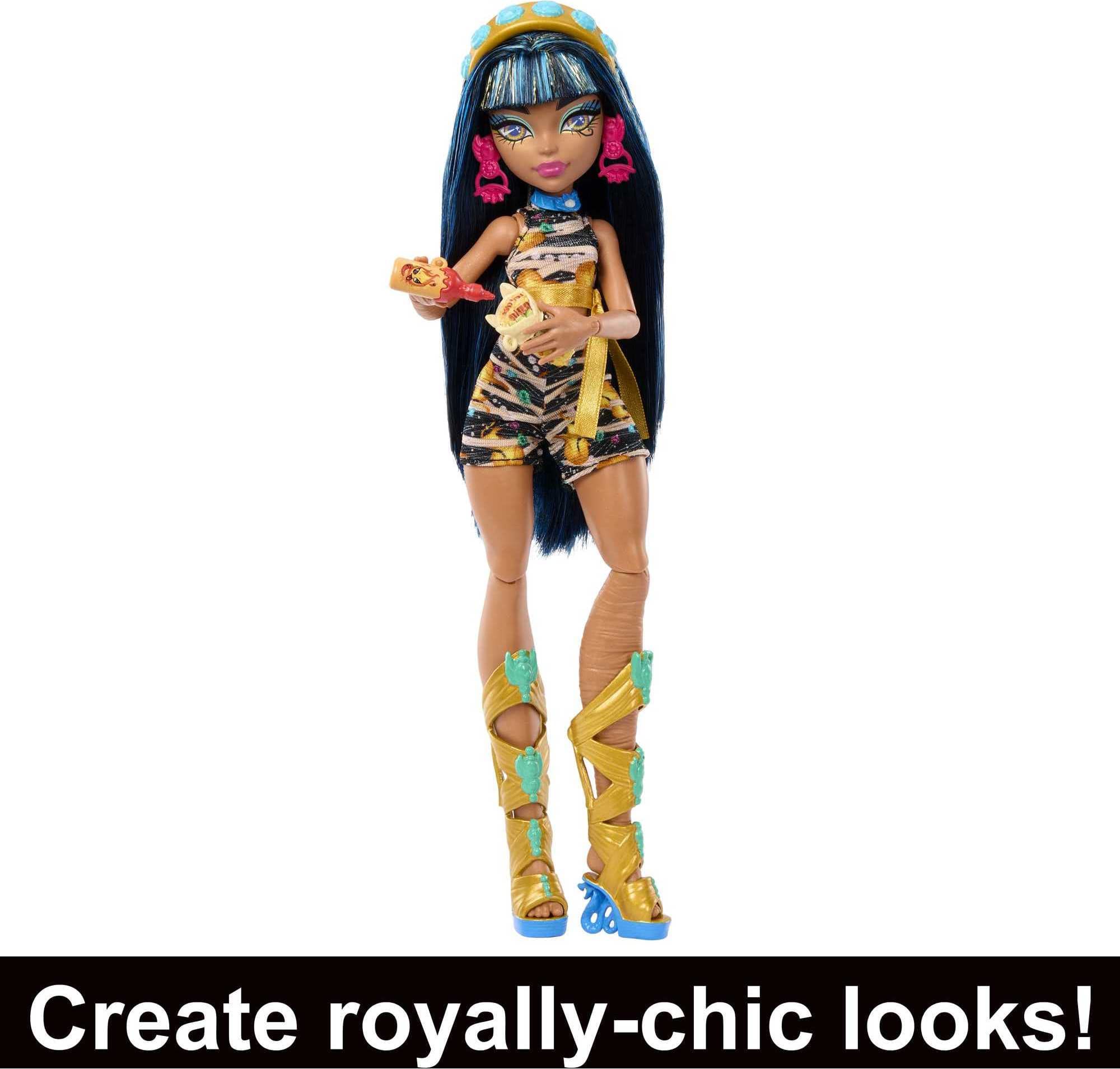 Foto 5 pulgar | Muñeca Cleo de Nile De Monster High con Armario - Venta Internacional