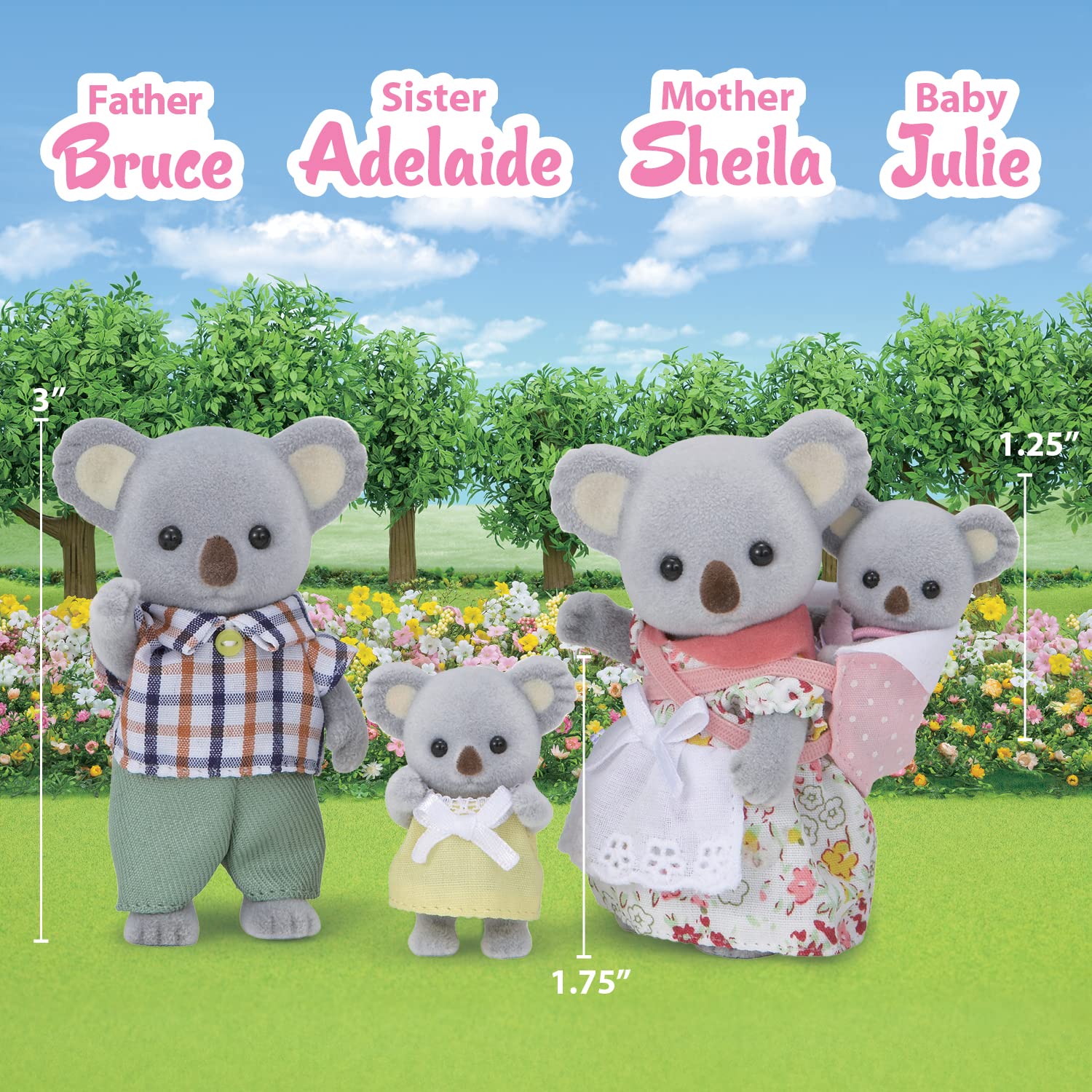 Foto 3 pulgar | Figuras de Muñecas Coleccionables Calico Critters Outback Koala Family - Venta Internacional