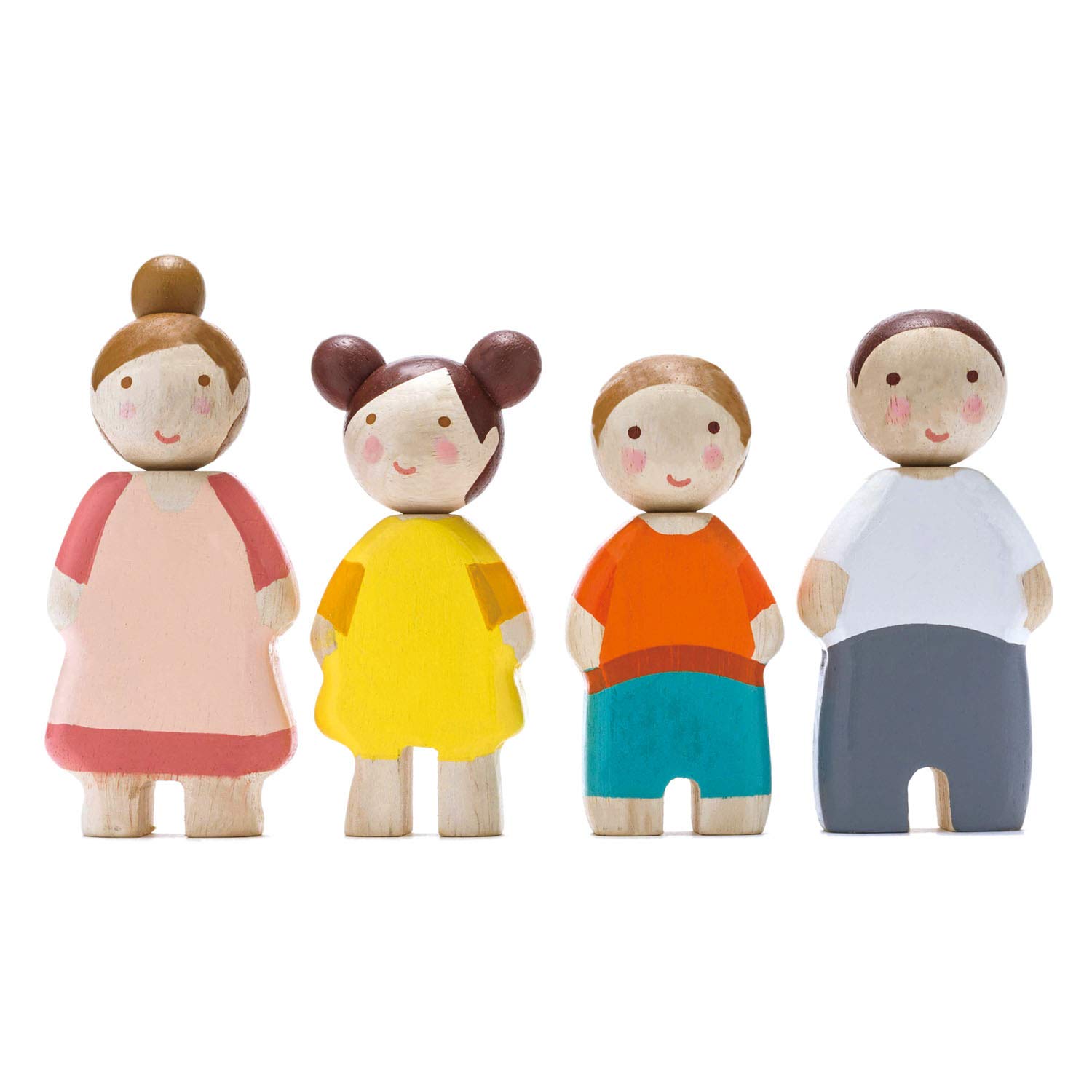 Set De Minimuñecas Familiares Tender Leaf De Madera - Venta Internacional.