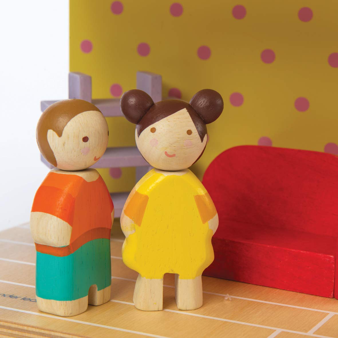 Foto 6 | Set De Minimuñecas Familiares Tender Leaf De Madera - Venta Internacional.