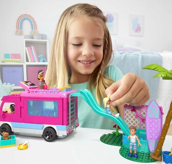 Foto 2 | Set de Juego Mega Barbie Car Dream Camper 580 Piezas - Venta Internacional