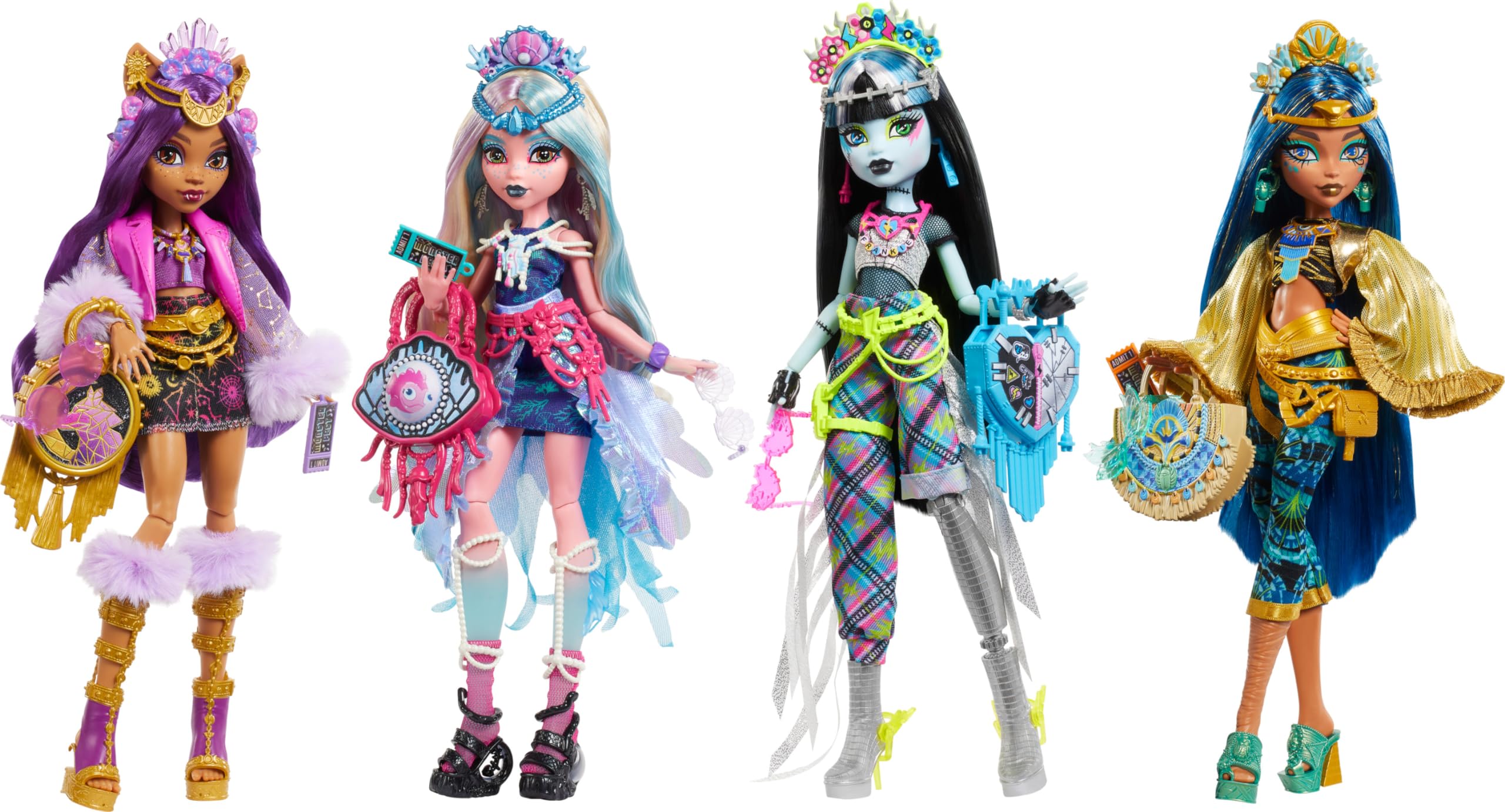 Foto 7 pulgar | Disfraz De Doll Monster High Lagoona Blue Glam Monster Fest - Venta Internacional