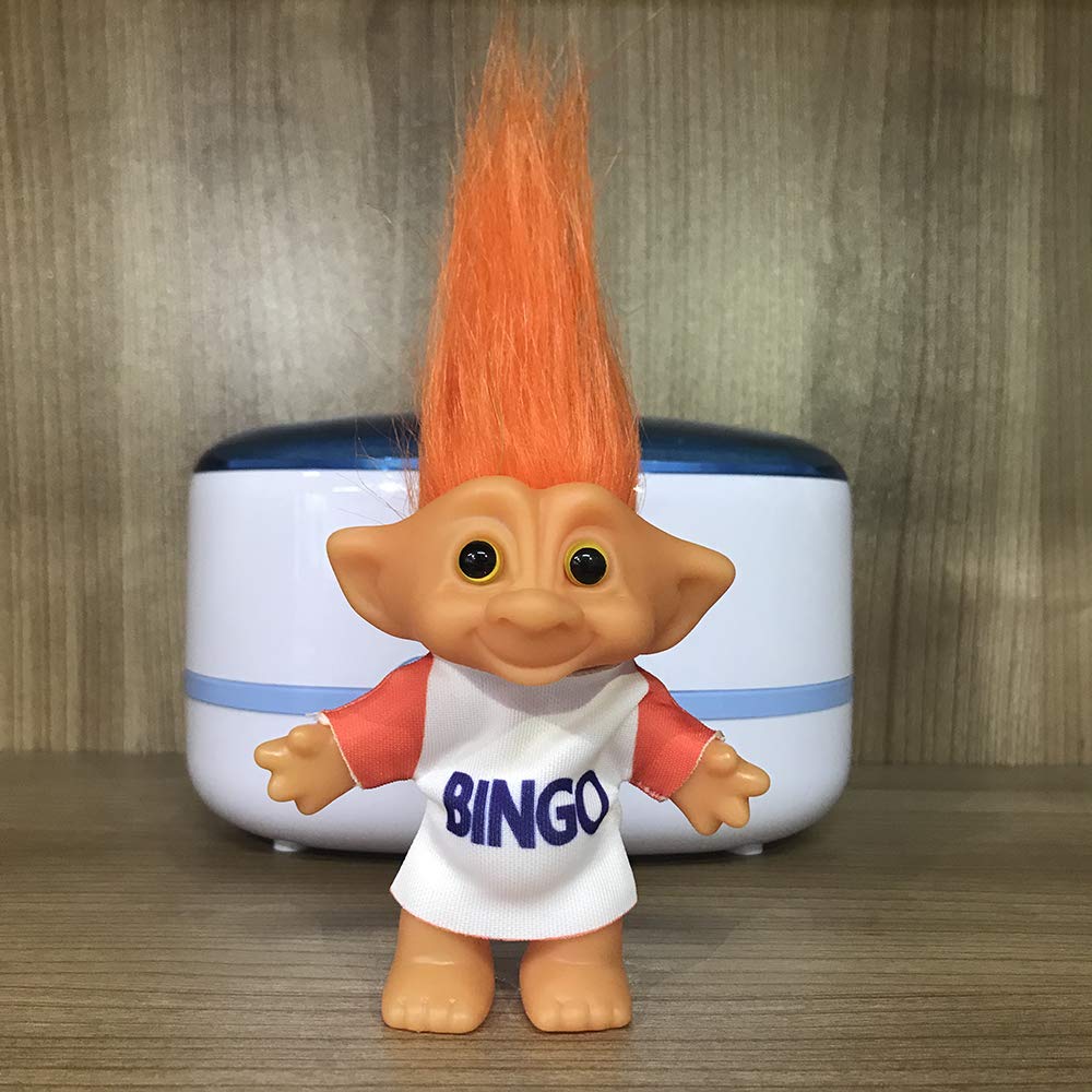 Foto 5 pulgar | Muñeca Troll Yintlilocn Vintage Lucky Chromatic 19 Cm Color Naranja - Venta Internacional.