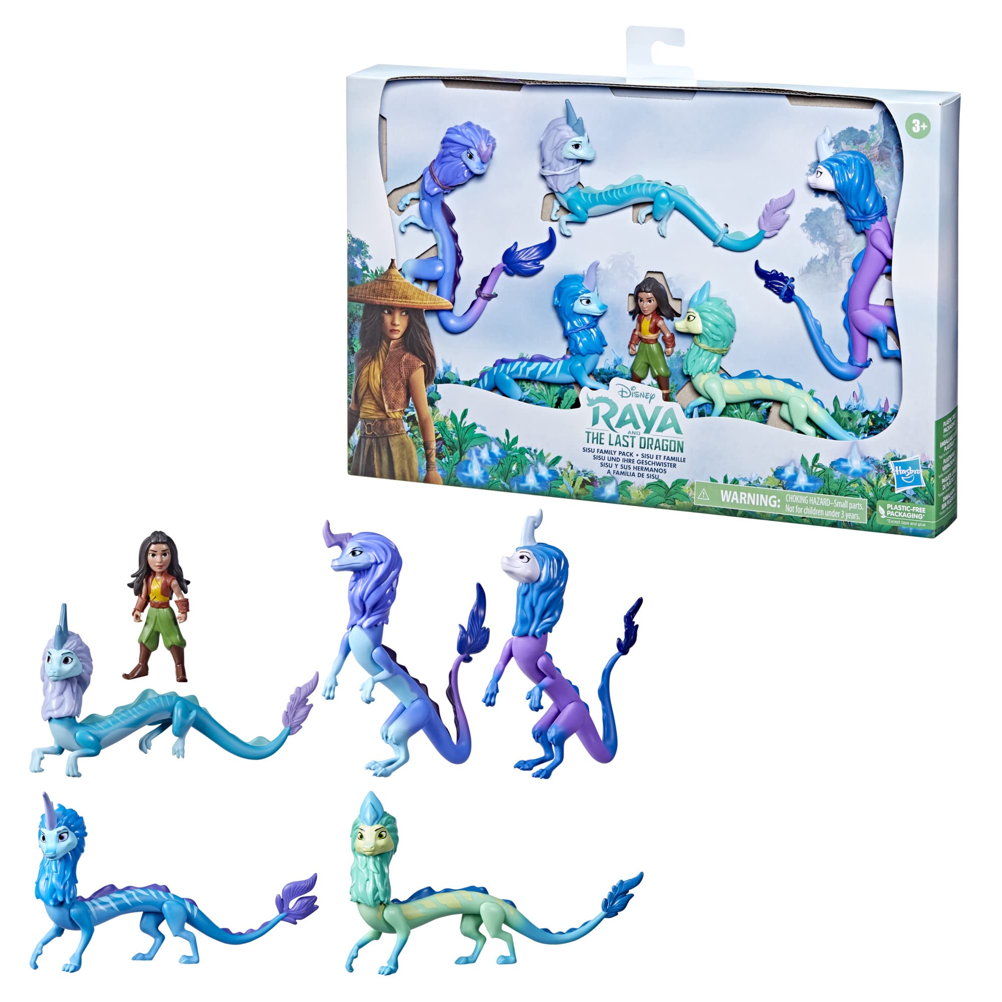 Foto 3 pulgar | Set De 6 Figuras De La Familia Sisu Raya Y El Último Dragón  - Venta Internacional.