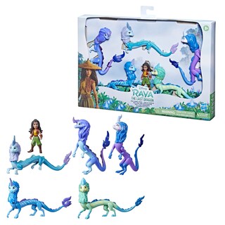 Foto 2 | Set De 6 Figuras De La Familia Sisu Raya Y El Último Dragón - Venta Internacional.