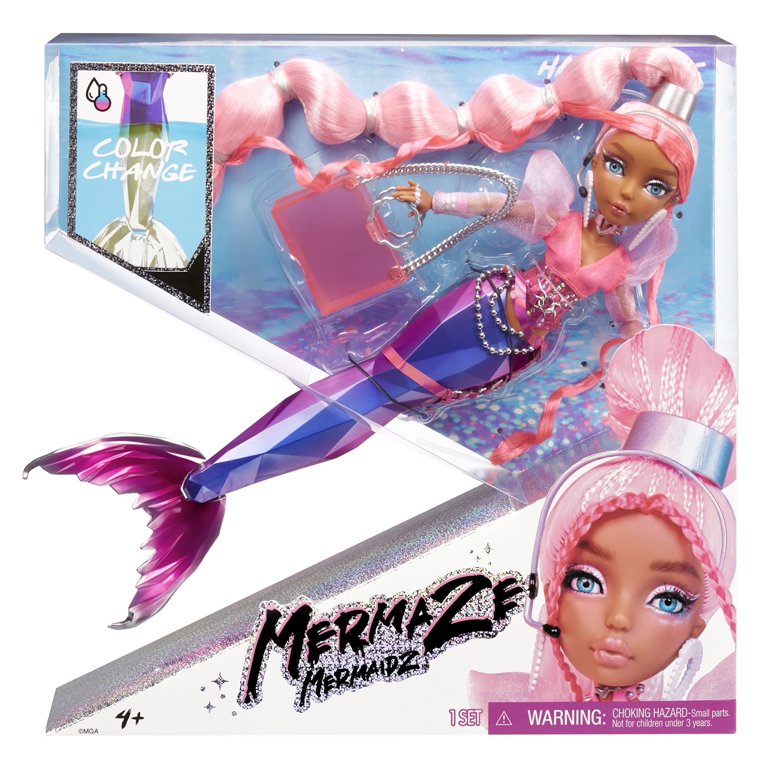 Muñeca Sirena Mermaze Cambia de Color - Venta Internacional