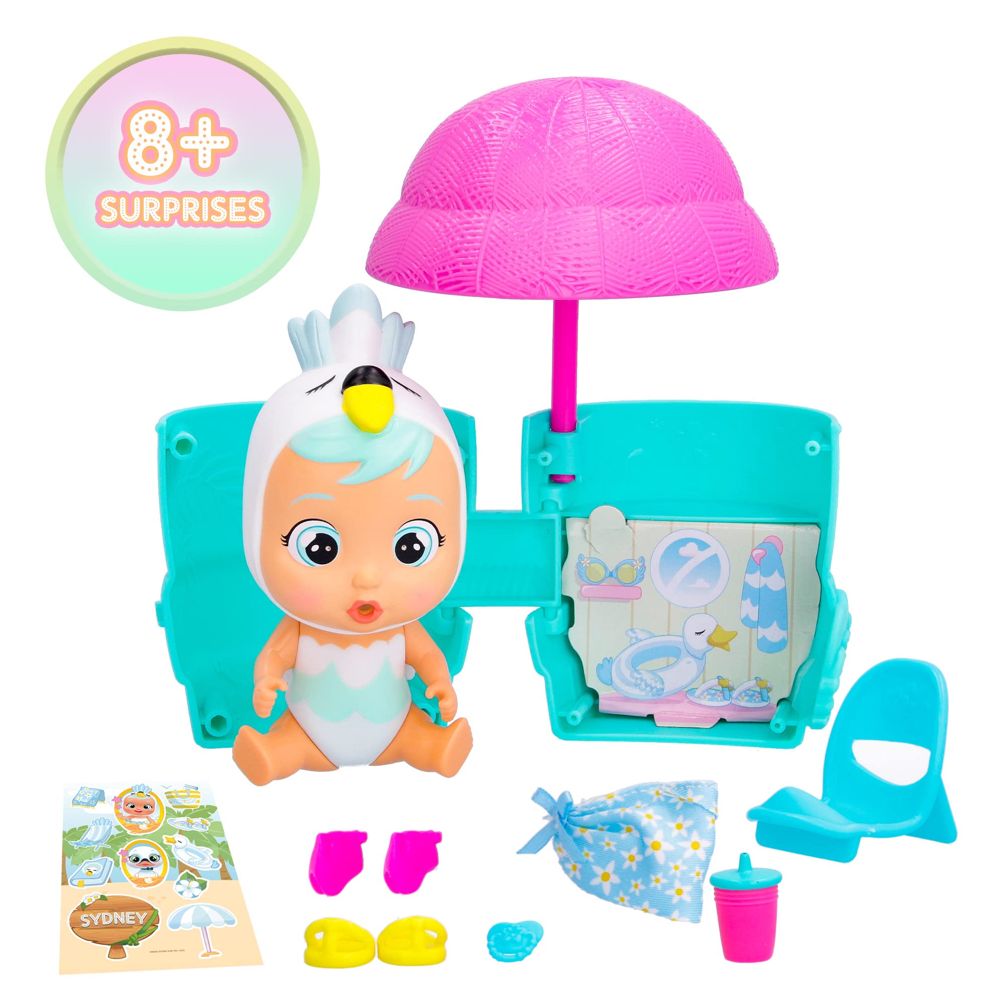 Foto 3 pulgar | Más De 8 Sorpresas De Toy Cry Babies Magic Tears Tropical World Beach - Venta Internacional.
