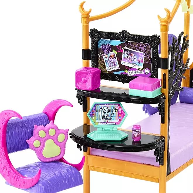 Foto 6 pulgar | Set de Juego Monster High Creepover con Draculaura y Clawdeen - Venta Internacional