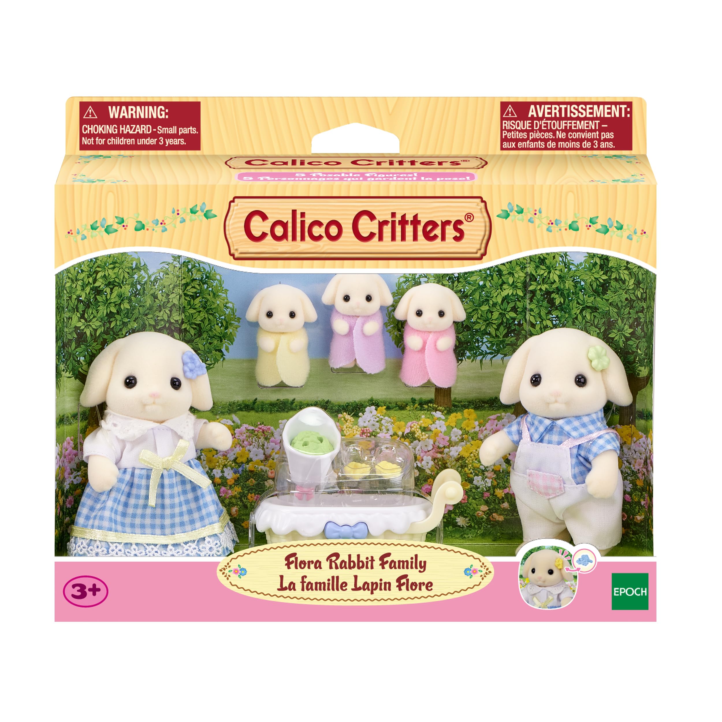 Foto 2 | Figuras de Muñecas Coleccionables Calico Critters Flora Rabbit Family - Venta Internacional