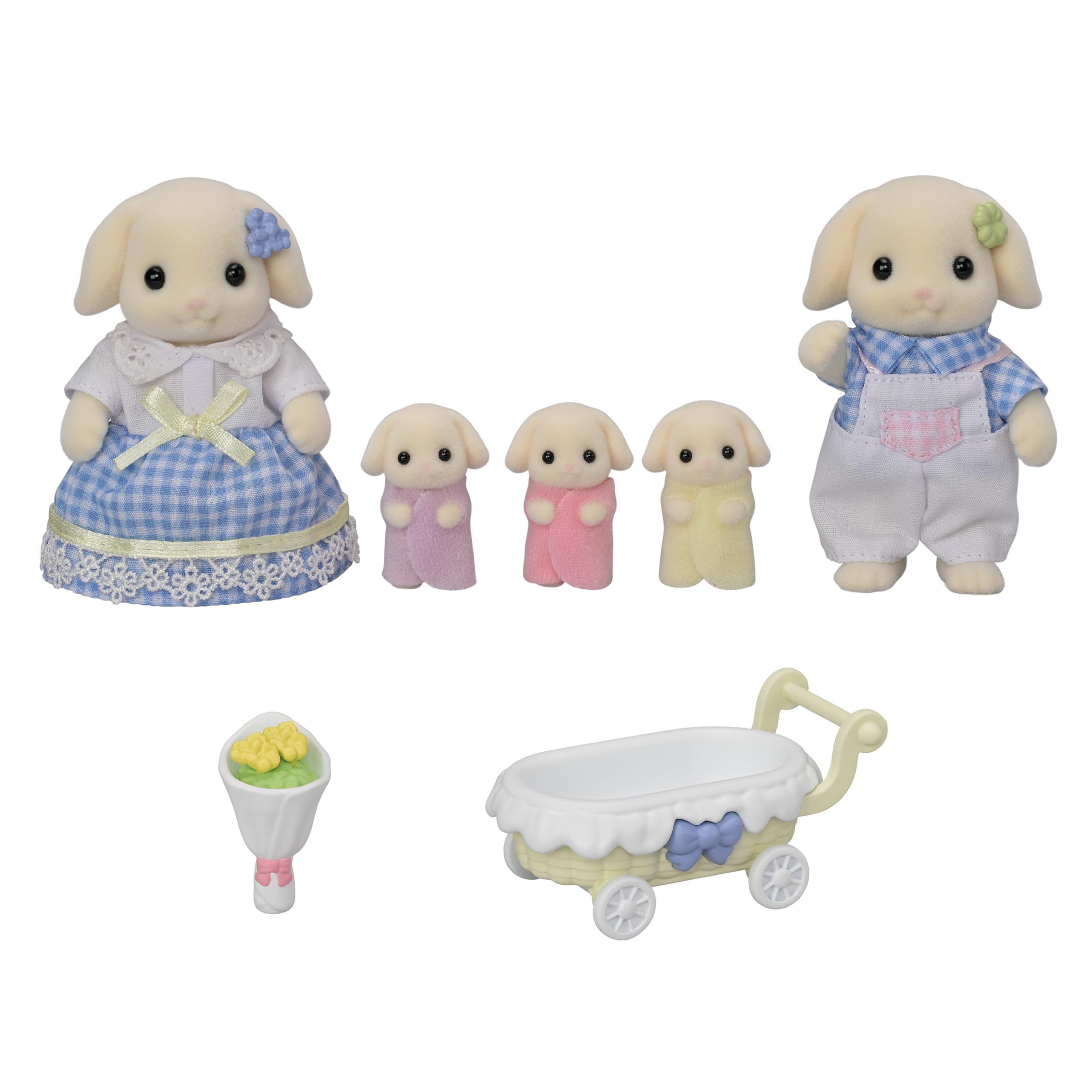 Foto 6 pulgar | Figuras de Muñecas Coleccionables Calico Critters Flora Rabbit Family - Venta Internacional