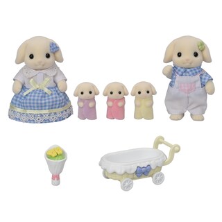 Foto 5 | Figuras de Muñecas Coleccionables Calico Critters Flora Rabbit Family - Venta Internacional