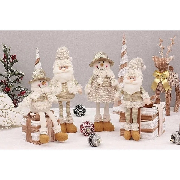Foto 3 pulgar | Pack de 3 Muñecas Navideñas con Luces Led de 55 Cm de Altura - Venta Internacional