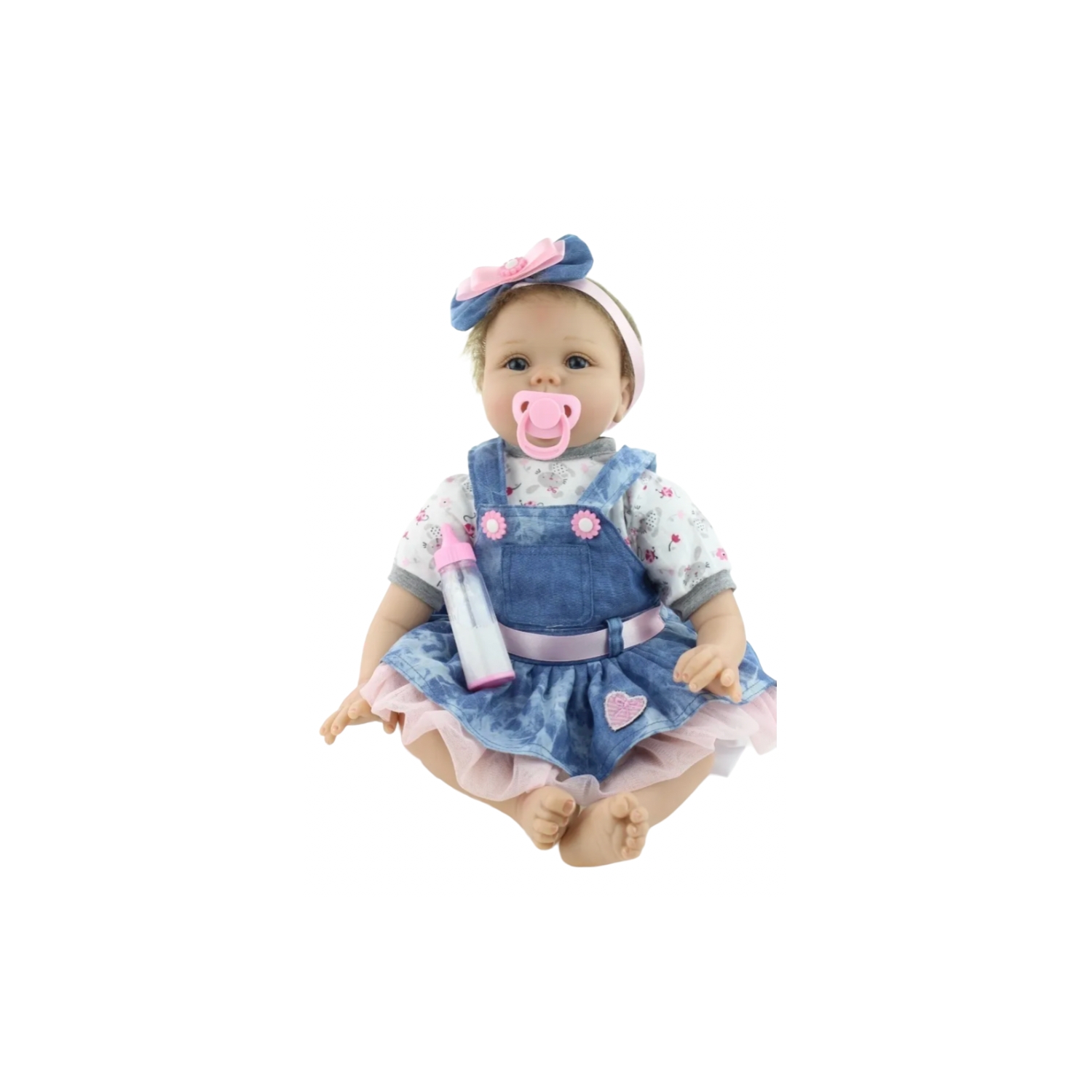 Muñeca Reborn de Silicona Suave y Realista de 55 cm con Accesorios - Venta Internacional