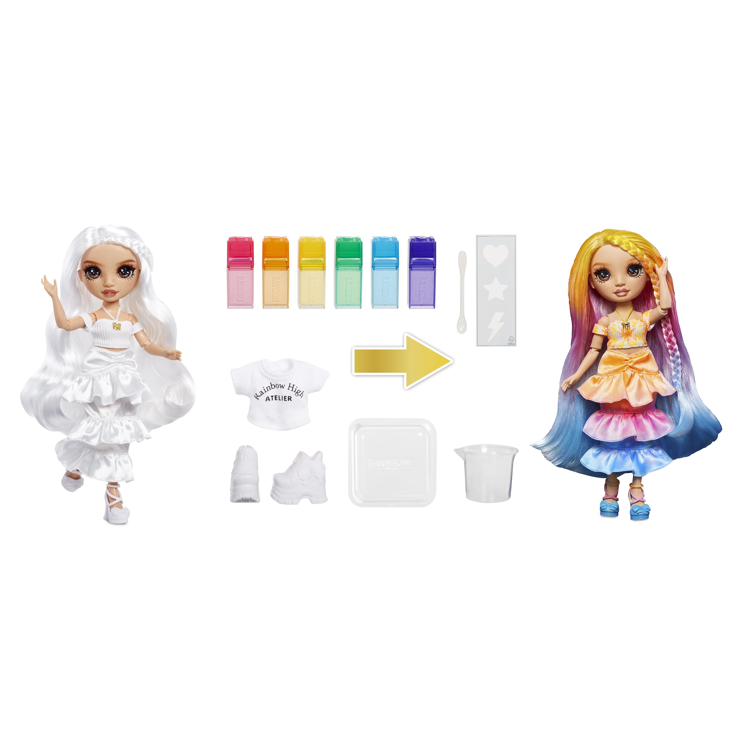 Foto 3 pulgar | Muñeca Moderna Rainbow High Creación con Acuarelas - Venta Internacional