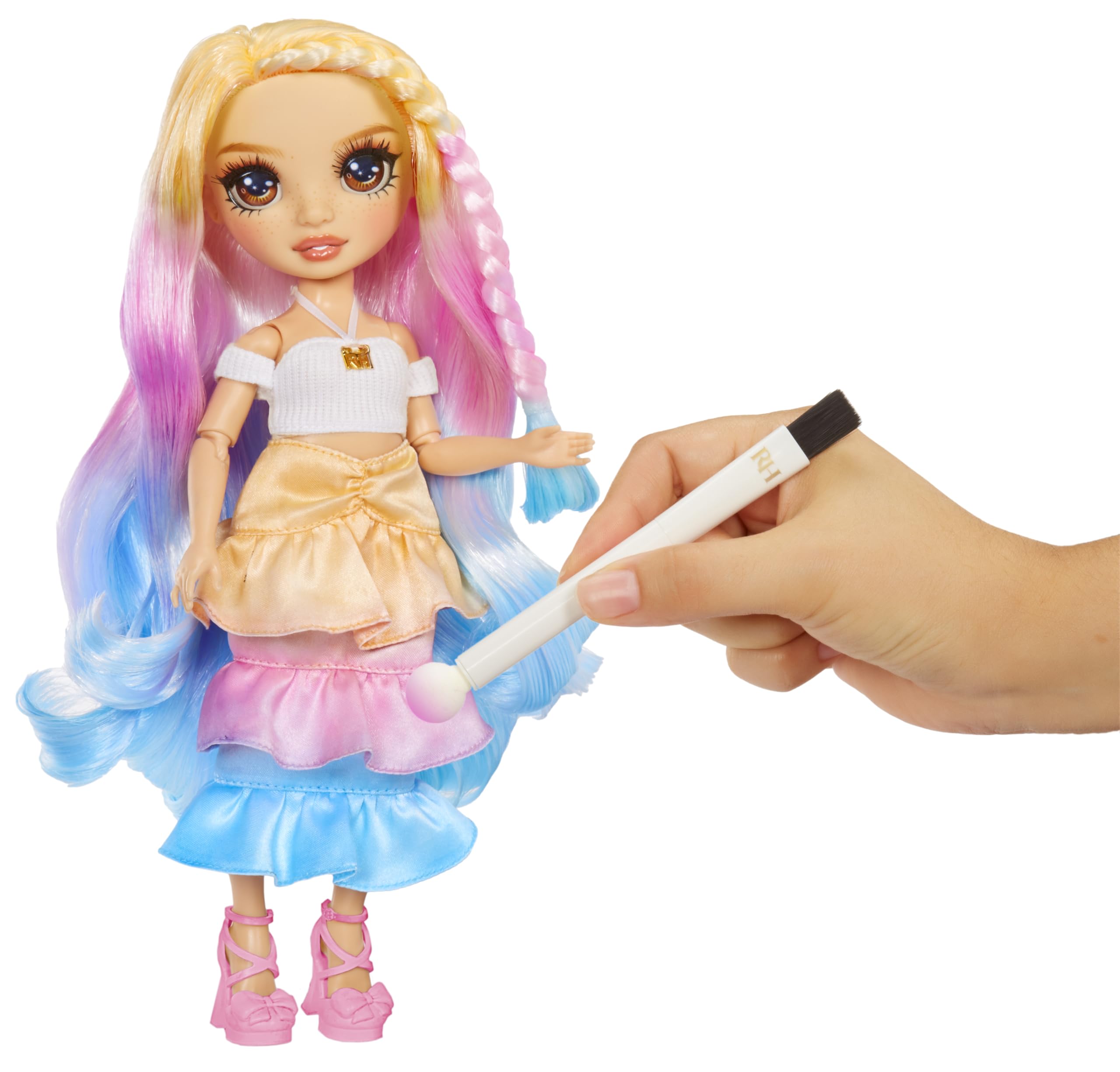 Foto 5 pulgar | Muñeca Moderna Rainbow High Creación con Acuarelas - Venta Internacional
