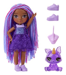 Foto 2 | Muñeca Pequeña Rainbow High Littles Indigo Bailey con Mascota Mágica - Venta Internacional
