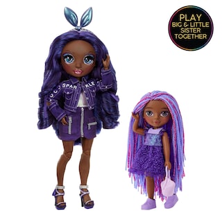 Foto 4 | Muñeca Pequeña Rainbow High Littles Indigo Bailey con Mascota Mágica - Venta Internacional