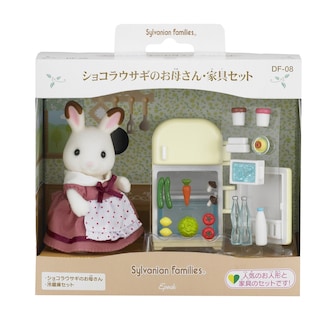 Foto 2 | Set de Muñecas Epoch Sylvanian Families Chocolat Rabbit con Muebles - Venta Internacional
