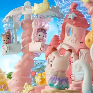 Foto 5 | Dollhouse Playset Calico Critters Baby Mermaid Castle con 3 Muñecas - Venta Internacional