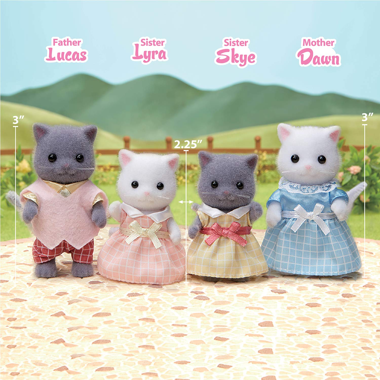 Foto 2 | Figuras de Muñecas Coleccionables Calico Critters Persian Cat Family - Venta Internacional