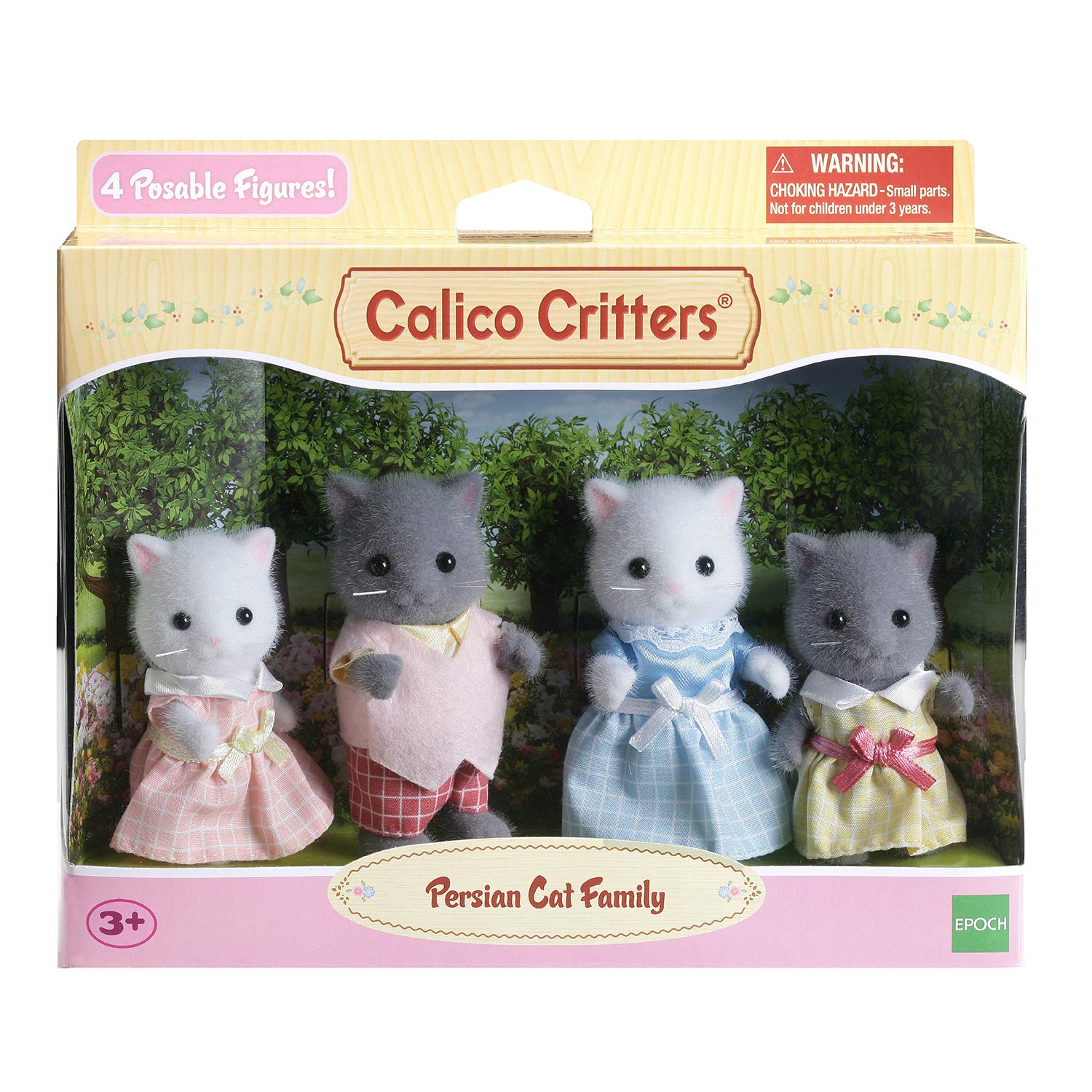 Foto 4 pulgar | Figuras de Muñecas Coleccionables Calico Critters Persian Cat Family - Venta Internacional