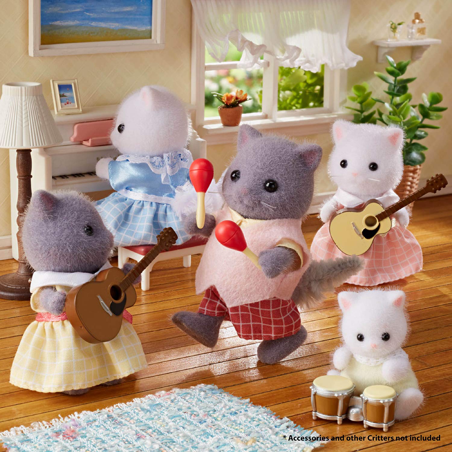 Foto 5 | Figuras de Muñecas Coleccionables Calico Critters Persian Cat Family - Venta Internacional