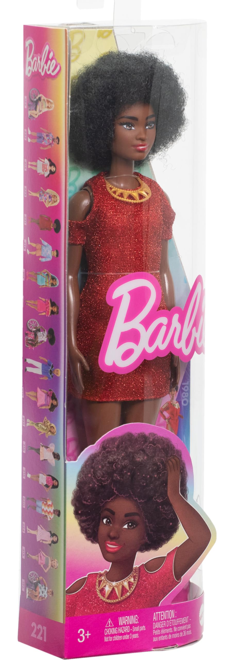 Foto 7 pulgar | Muñeca Barbie Fashionistas #221 65º Aniversario - Venta Internacional