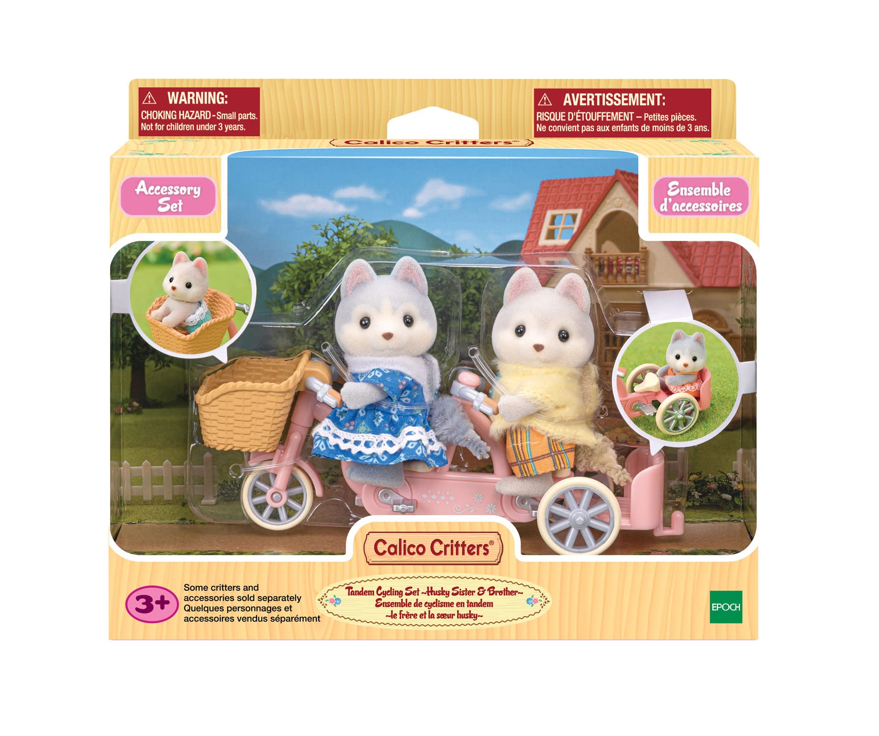 Foto 3 pulgar | Set de Juego Dollhouse Calico Critters Husky Brother & Sister - Venta Internacional