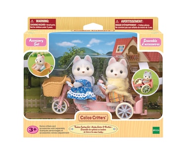 Foto 2 | Set de Juego Dollhouse Calico Critters Husky Brother & Sister - Venta Internacional