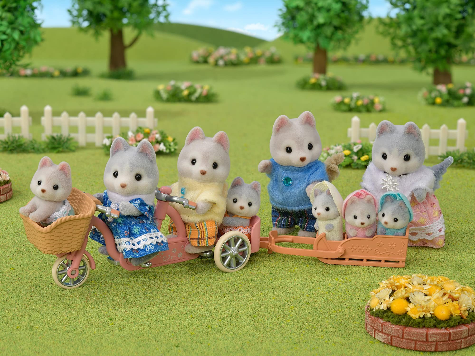 Foto 5 pulgar | Set de Juego Dollhouse Calico Critters Husky Brother & Sister - Venta Internacional