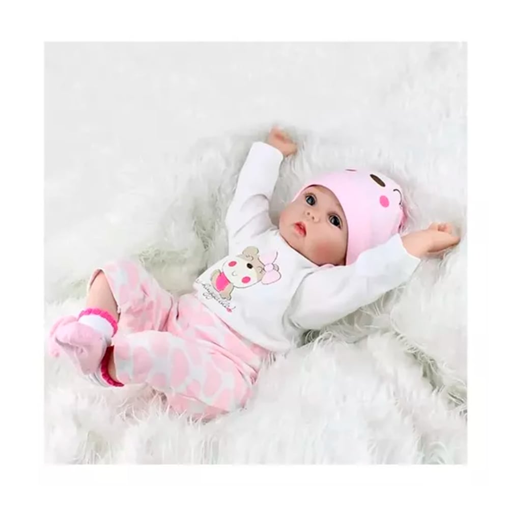 Foto 7 pulgar | Muñeca Reborn Baby de Silicona  55 cm - Venta Internacional