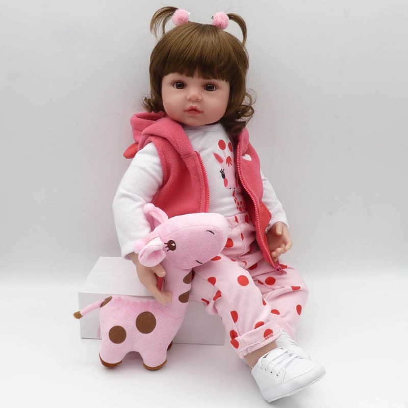 Foto 3 pulgar | Juguete de Vinilo Reborn Baby Doll de 48 cm con Ojos Azules para Niñas - Venta Internacional