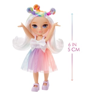 Foto 3 | Muñeca Rainbow High Little Opal Raine 5.5 " con Monedero y Unicornio - Venta Internacional
