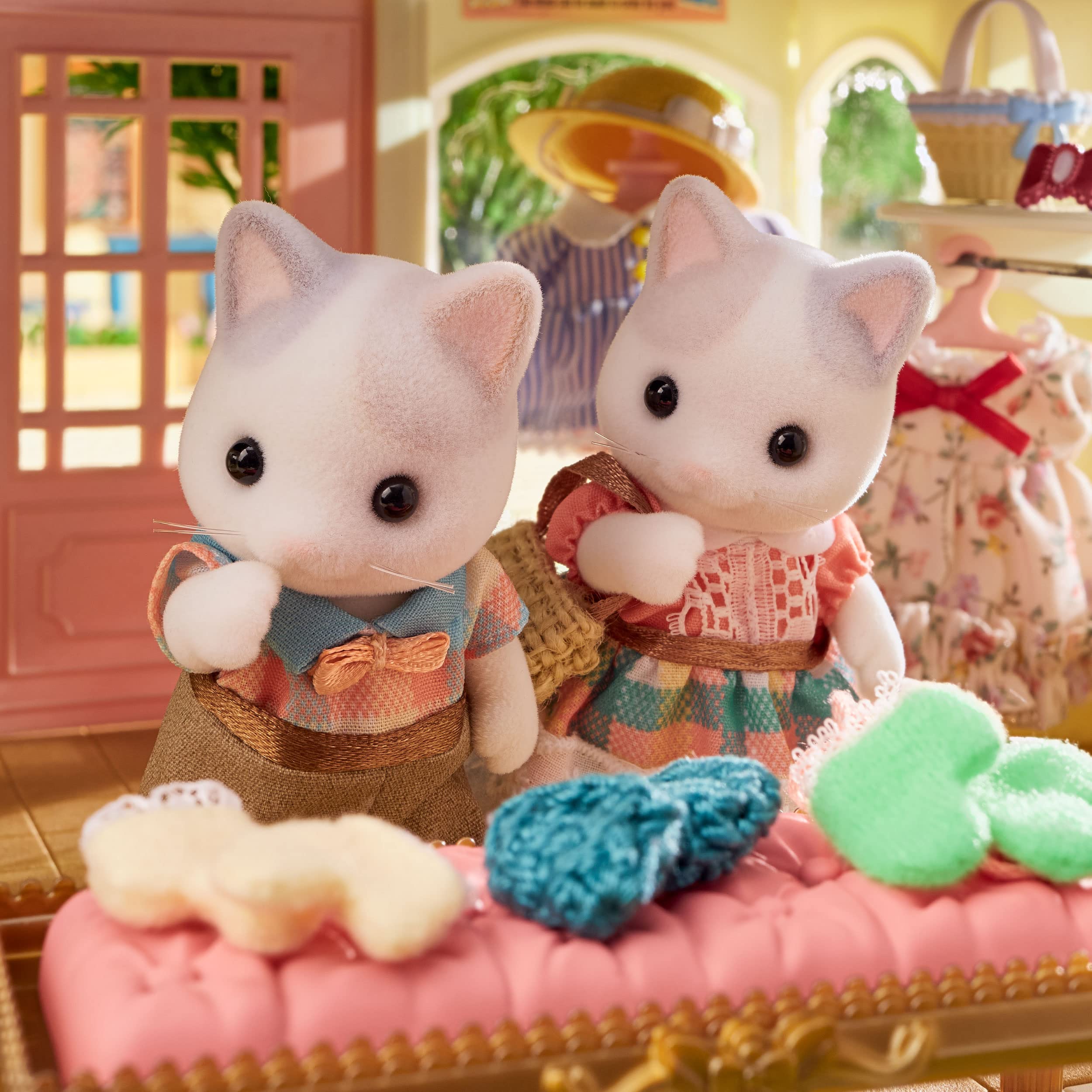 Foto 7 pulgar | Figuras de Muñecas Coleccionables Calico Critters Latte Cat Family - Venta Internacional