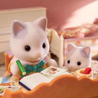 Foto 7 | Figuras de Muñecas Coleccionables Calico Critters Latte Cat Family - Venta Internacional