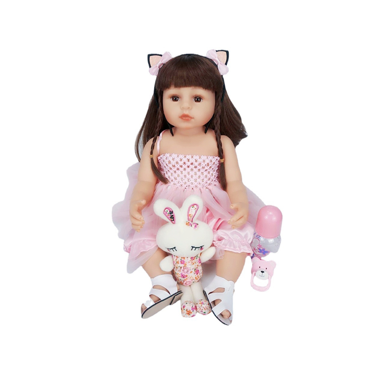 Muñeca Reborn de Silicona Realista con Accesorios - Venta Internacional