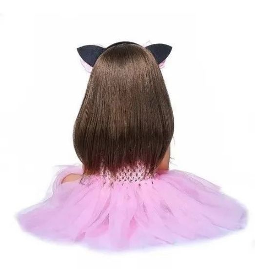 Foto 6 pulgar | Muñeca Reborn de Silicona Realista con Accesorios - Venta Internacional
