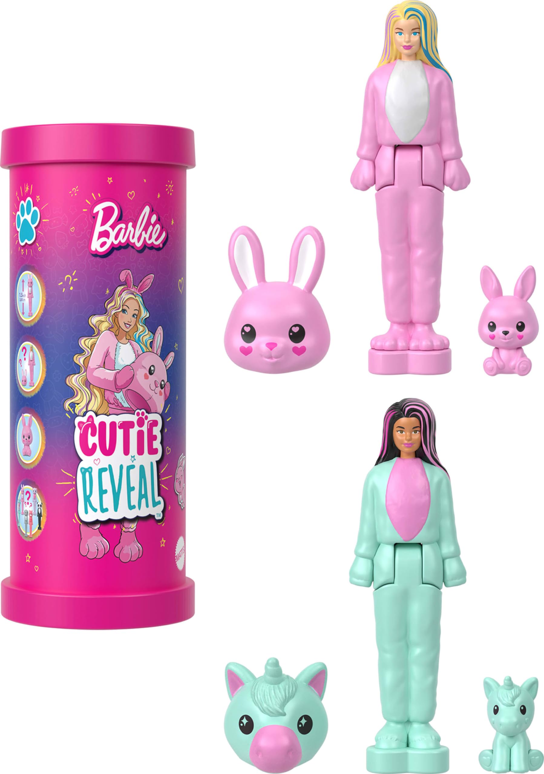 Foto 4 pulgar | Pack de 5 Muñecas Barbie Mini Barbieland Reveal con Sorpresas - Venta Internacional