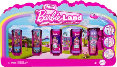 Foto 6 | Pack de 5 Muñecas Barbie Mini Barbieland Reveal con Sorpresas - Venta Internacional